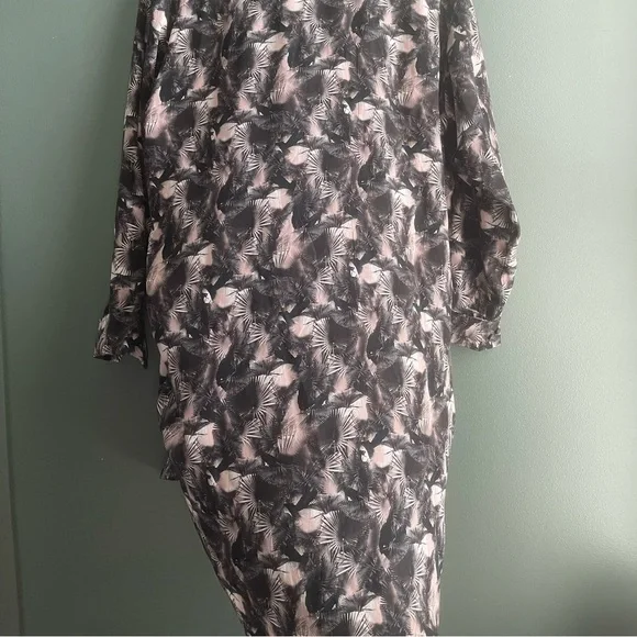 ALL SAINTS 100% silk dress shirt - Cette Island Dress - Picture 7 of 9